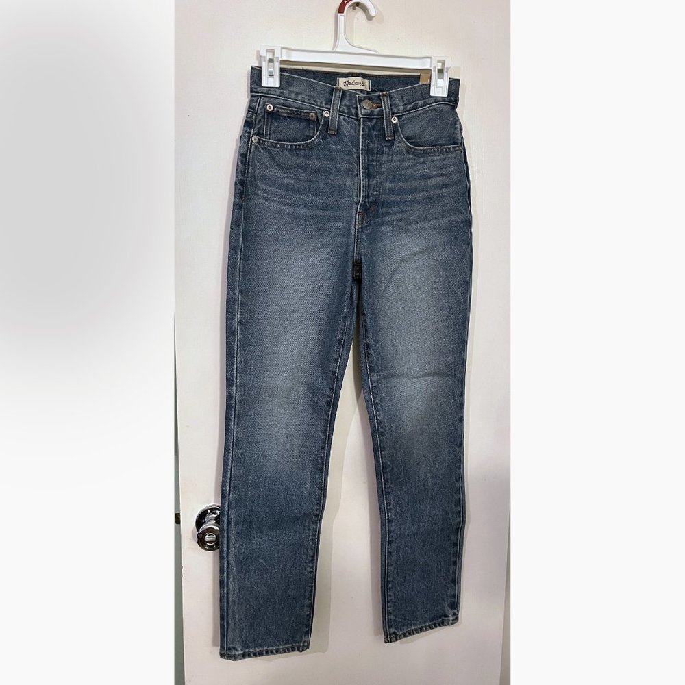 Madewell The Perfect Vintage Jean in Cormie Wash, button fly, size 24, NWT